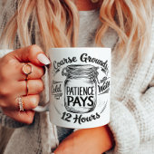 Mug Recette de café à infusion froide pendant la nuit 