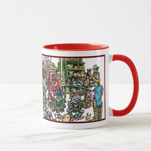 Mug Recette de café de cow-boy (Droite)