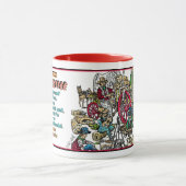 Mug Recette de café de cow-boy (Centre)