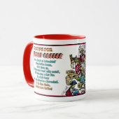 Mug Recette de café de cow-boy (Devant gauche)