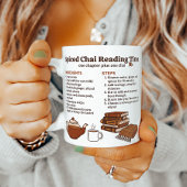 Mug Recette de Chai Épicé pour le Rituel de Lecture