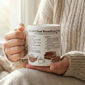 Mug Recette de Chai Épicé pour le Rituel de Lecture