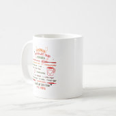 Mug Recette de cookie au cacao chaud fait maison, cade (Devant gauche)