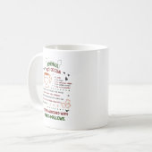 Mug Recette de cookie au cacao chaud fait maison pour  (Devant gauche)