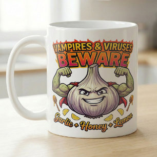 Mug Recette de défense contre les vampires super-héros