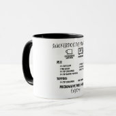 Mug Recette de gâteau cadeau parfait / Snickerdoodle M (Devant gauche)
