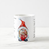 Mug Recette de gâteau de confiture de Noël (Centre)