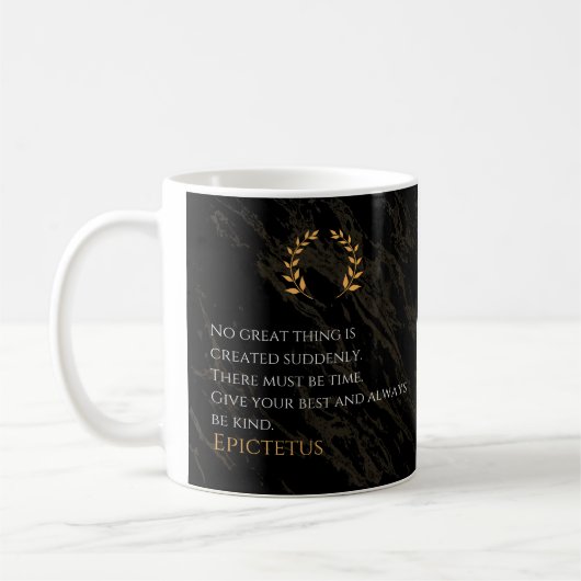 Mug Recette de grandeur d'Epictetus (Gauche)