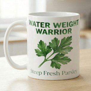 Mug Recette de guerrier motivé pour un thé de persil d