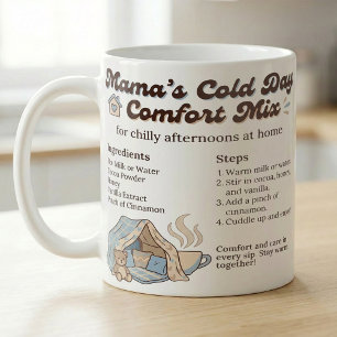 Mug Recette de mélange de chocolat chaud pour maman co