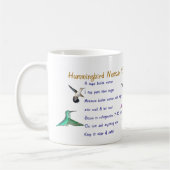 Mug Recette de nectar de colibris (Gauche)