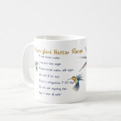 Mug Recette de nectar de colibris (Devant gauche)