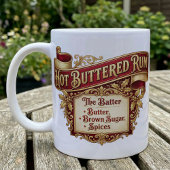 Mug Recette de pâte d'hiver au rhum beurré épicé