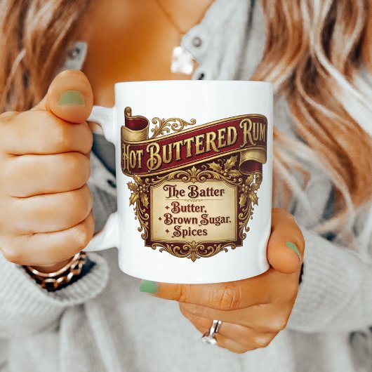 Mug Recette de pâte d'hiver au rhum beurré épicé