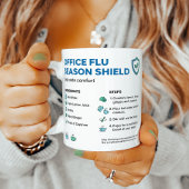 Mug Recette de routine de thé pour la saison de grippe