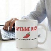 Mug Recette de sirop d'érable au citron Cayenne Kick
