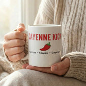 Mug Recette de sirop d'érable au citron Cayenne Kick