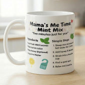Mug Recette de thé à la menthe pour une mini-pause mam