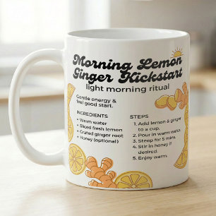 Mug Recette de thé au citron et au gingembre pour un c