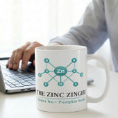 Mug Recette de thé vert humour science zinc