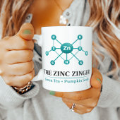 Mug Recette de thé vert humour science zinc
