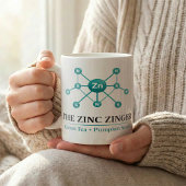 Mug Recette de thé vert humour science zinc