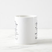 Mug Recette pour un cadeau de fête des mères spécial (Centre)