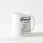 Mug Recette pour un grand-père spécial - Grand-père Mu (Devant droit)