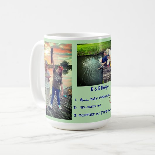 Mug Recette R & R - Personnalisation de la pâte à café (Devant gauche)