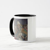 Mug Recevant l'anneau, du mariage du Virgi (Devant gauche)