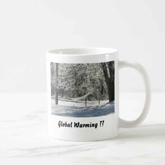 Mug Réchauffement climatique ? ? (Droite)