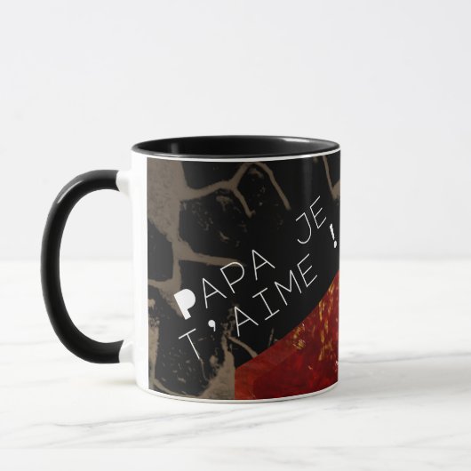 Mug Réchauffement climatique - Maison en feu (Gauche)