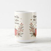 Mug Réchauffez-vous, c'est la saison du café (Centre)