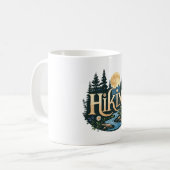 Mug Recherche Aventure Vacances camping Randonnée Amou (Devant gauche)