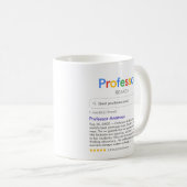 Mug Recherche de professeur préféré drôle avec message (Devant droit)