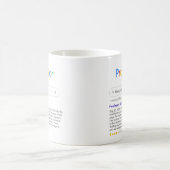 Mug Recherche de professeur préféré drôle avec message (Centre)