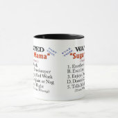 Mug Recherché - maman de sucre (Centre)