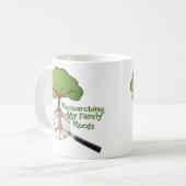 Mug Recherche sur les racines de ma famille (Devant gauche)