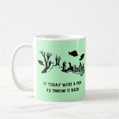 Mug Récif coralien avec la natation de poissons (Gauche)