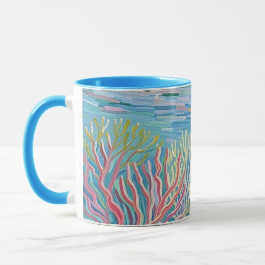 Mug Récif de coraux dorés de l'océan (Gauche)