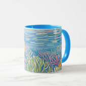 Mug Récif de coraux dorés de l'océan (Devant droit)