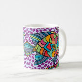 Mug récif de poissons (Devant droit)