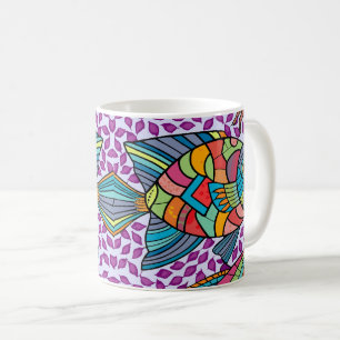Mug récif de poissons