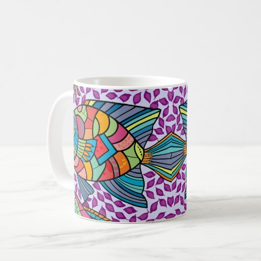 Mug récif de poissons (Devant gauche)