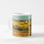 Mug Récolte à La Crau, Montmajour par Vincent van Gogh (Devant gauche)