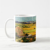 Mug Récolte à La Crau, Montmajour par Vincent van Gogh (Gauche)