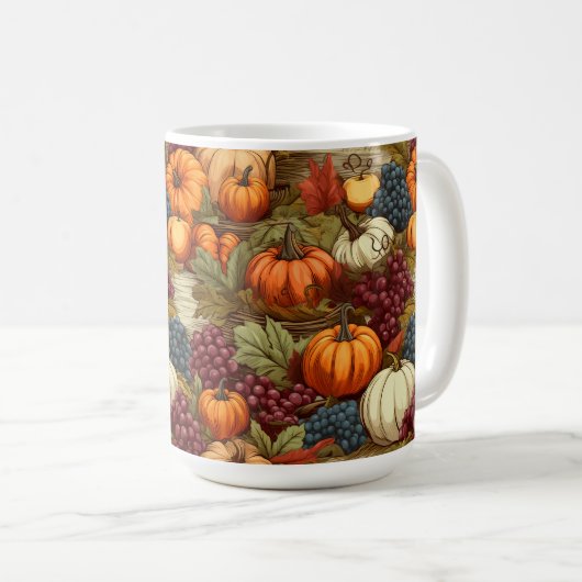 Mug Récolte d'automne (Devant droit)