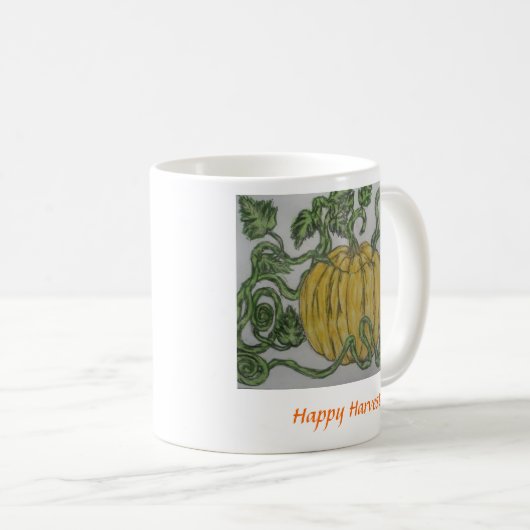 Mug Récolte heureuse ! (Devant droit)