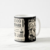 Mug Récompense pour Jesse James (Devant droit)