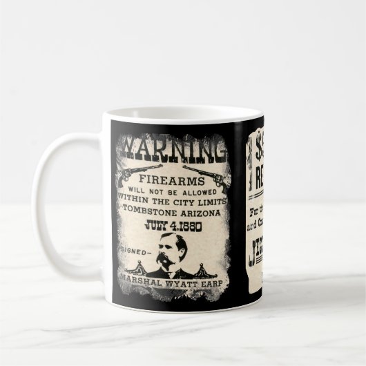 Mug Récompense pour Jesse James (Gauche)
